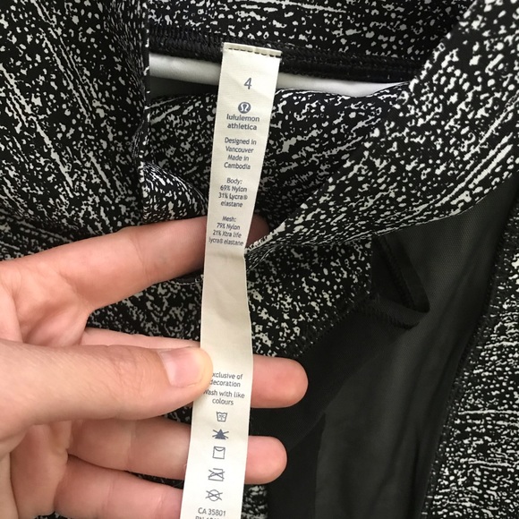 Lululemon pace perfect 7/8 🍋 - Picture 8 of 8